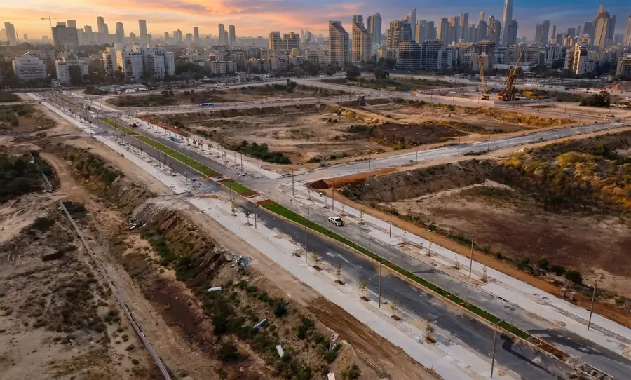 רחובות ותשתיות נסללים במתחם אשכול